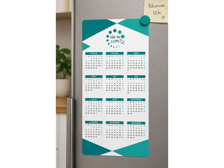 Calendrier magnet