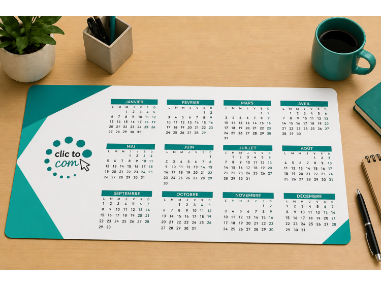 Calendrier sous-mains