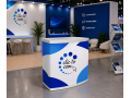 Comptoir d'accueil visuel PVC