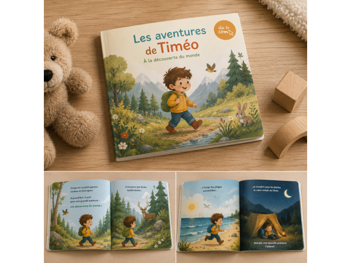 Livre enfant dos carré collé