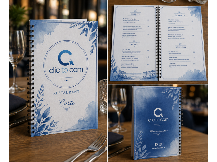 Menu spiral