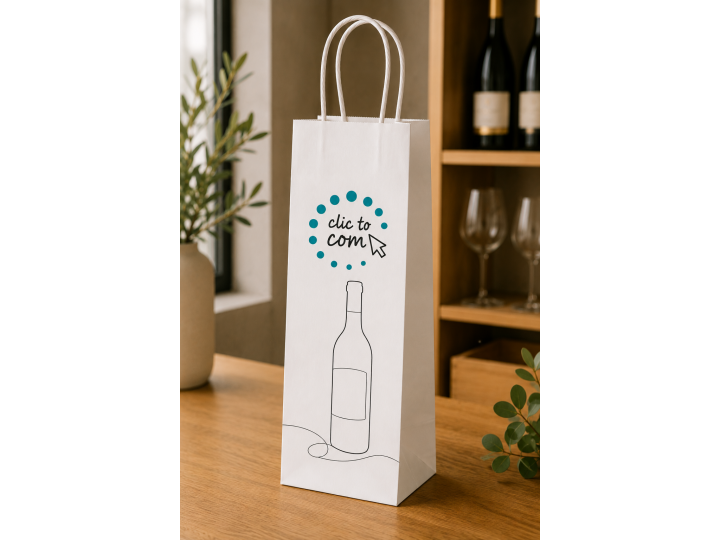 Sac kraft bouteille