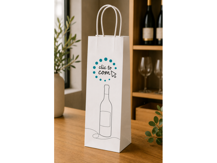 Sac kraft bouteille